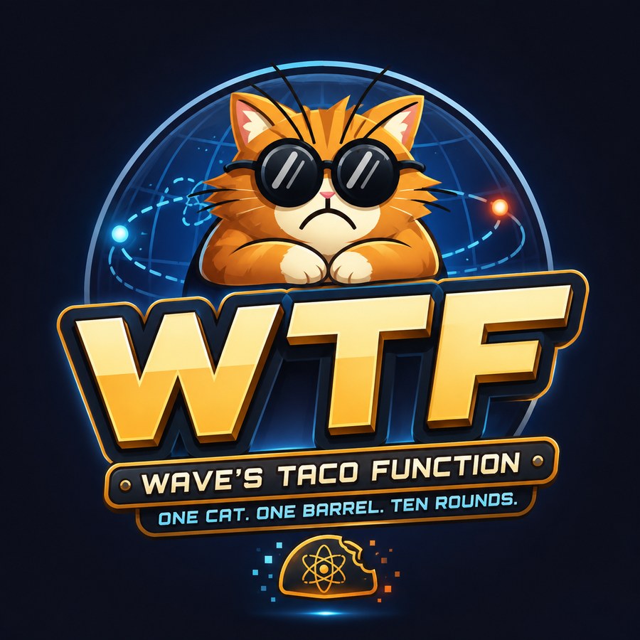 Wave's Taco Function — one cat, one barrel, ten rounds.